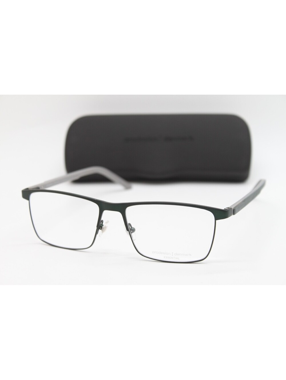 NEW PRODESIGN DENMARK STEP 3 C. 9521 GREEN GRY AUTHENTIC EYEGLASSES W/CASE 57-17